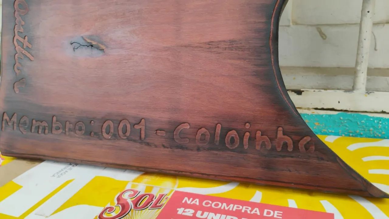 Tábua de Corte Personalizada 'Melhor Pai do Mundo' - Foto 5