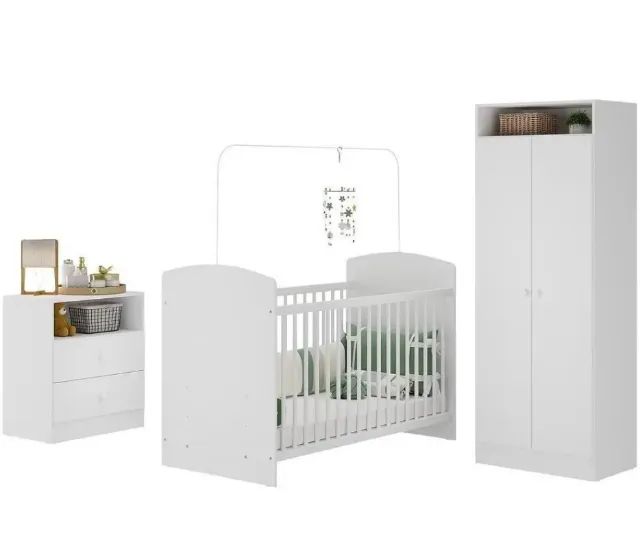 Quarto Infantil Completo Doçura Multimóveis Branco  - Foto 3