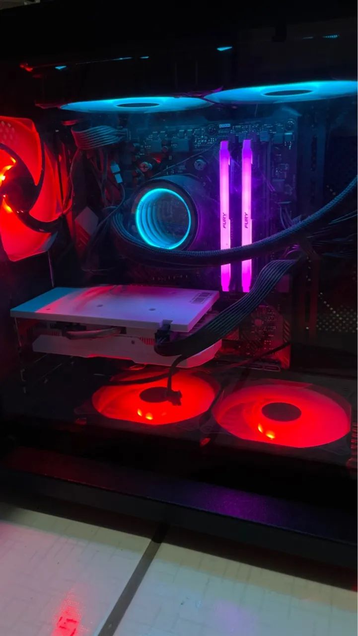 Setup Gamer Completo - Monitores, Teclado e Mouse - Foto 2