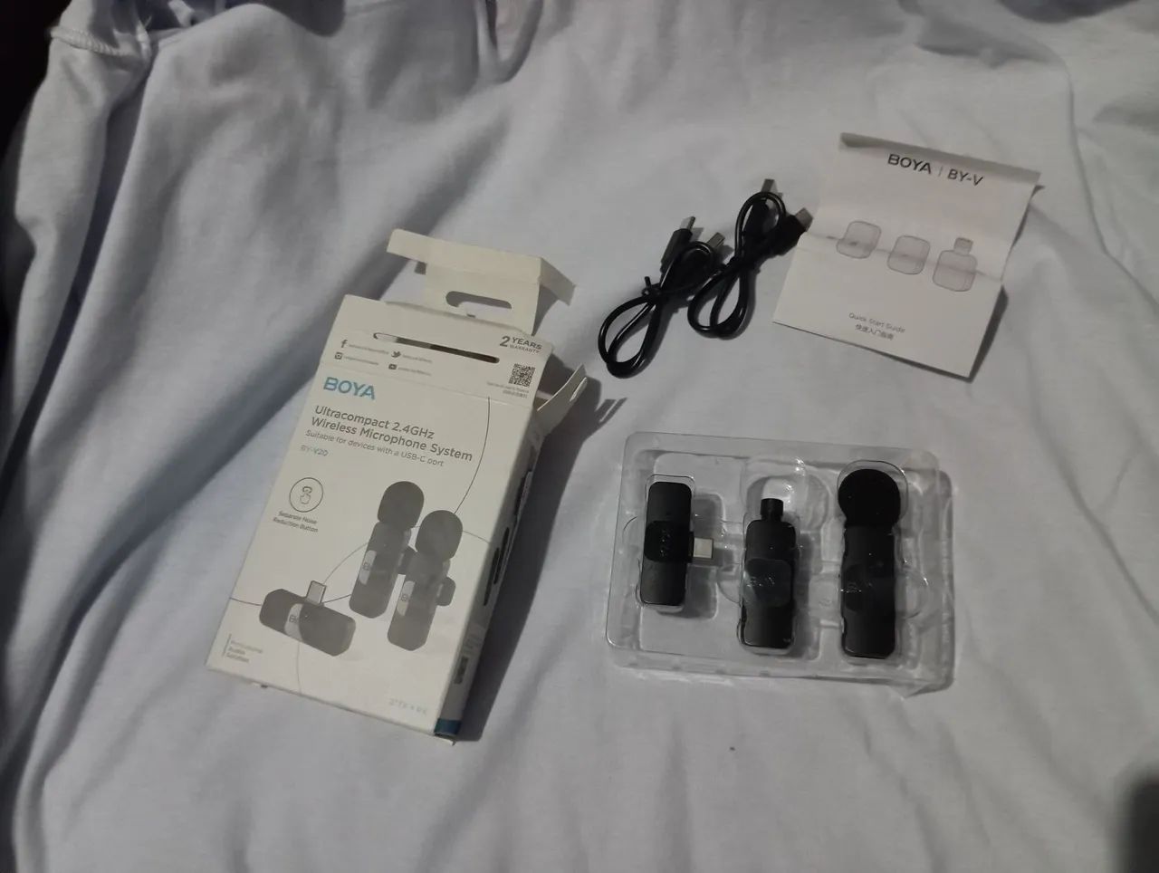 Microfone Sem Fio BOYA BY-V20 - Novo - Foto 2