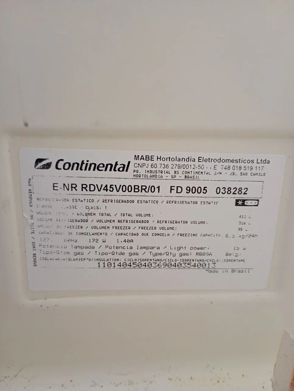 *Com Defeito*Geladeira Continental Duplex - Usada com defeito  - Foto 5