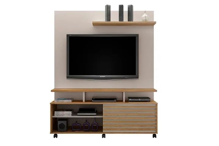 Estante Home Star Valdemoveis Off White/ Cinamomo - Entrega Rápida!
