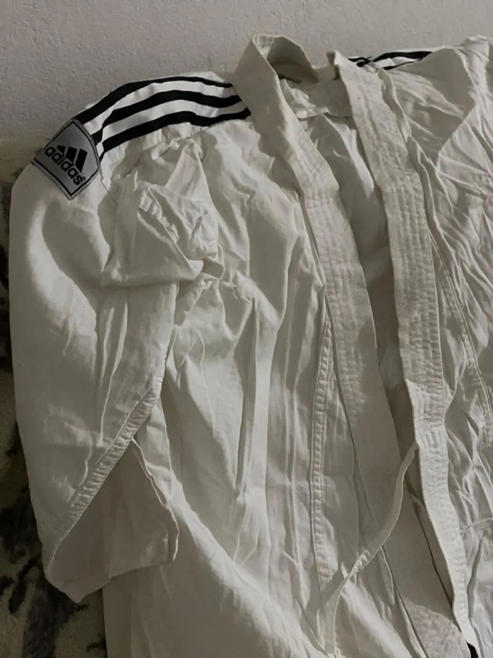 Kimono Adidas Karatê + Calça Adidas e Everlast - Tamanho Junior - Foto 3