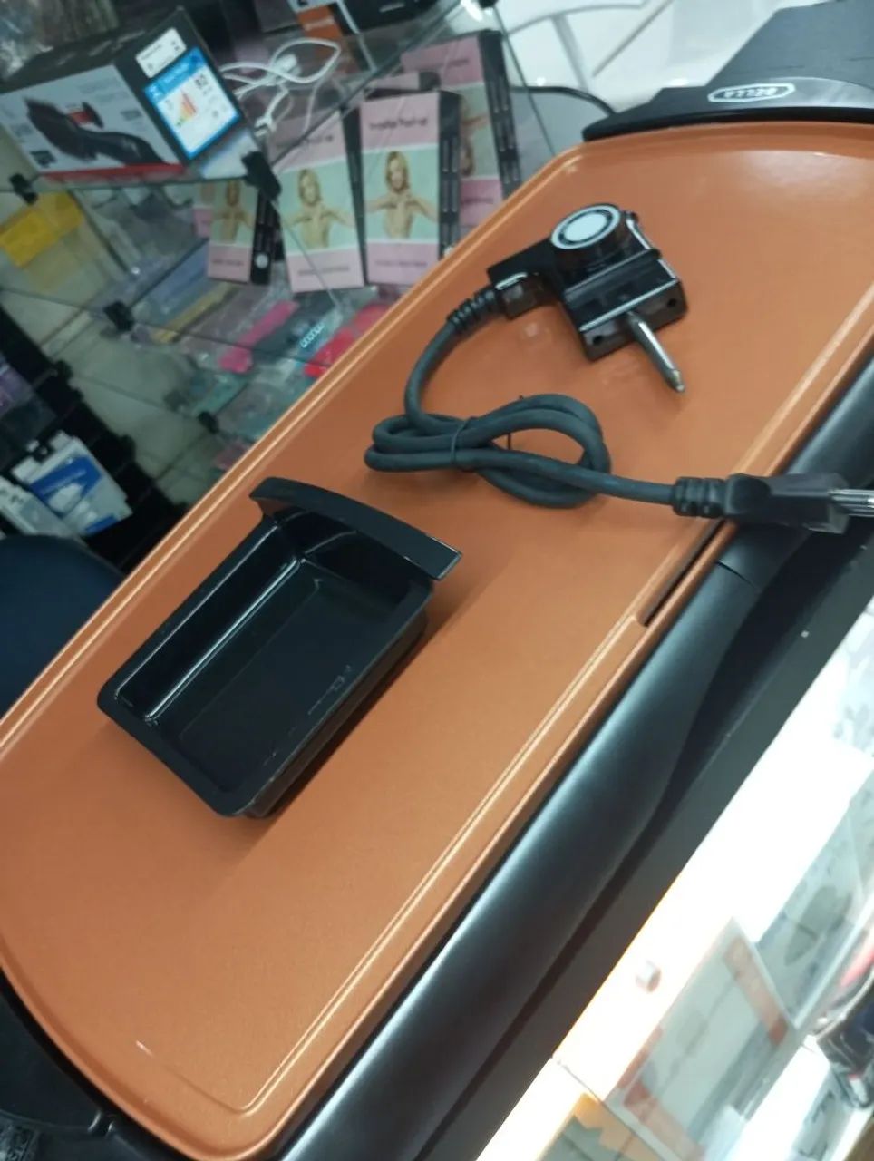 Chapa Elétrica de Titânio de Cobre Bella 10.5" x 20" - Foto 3