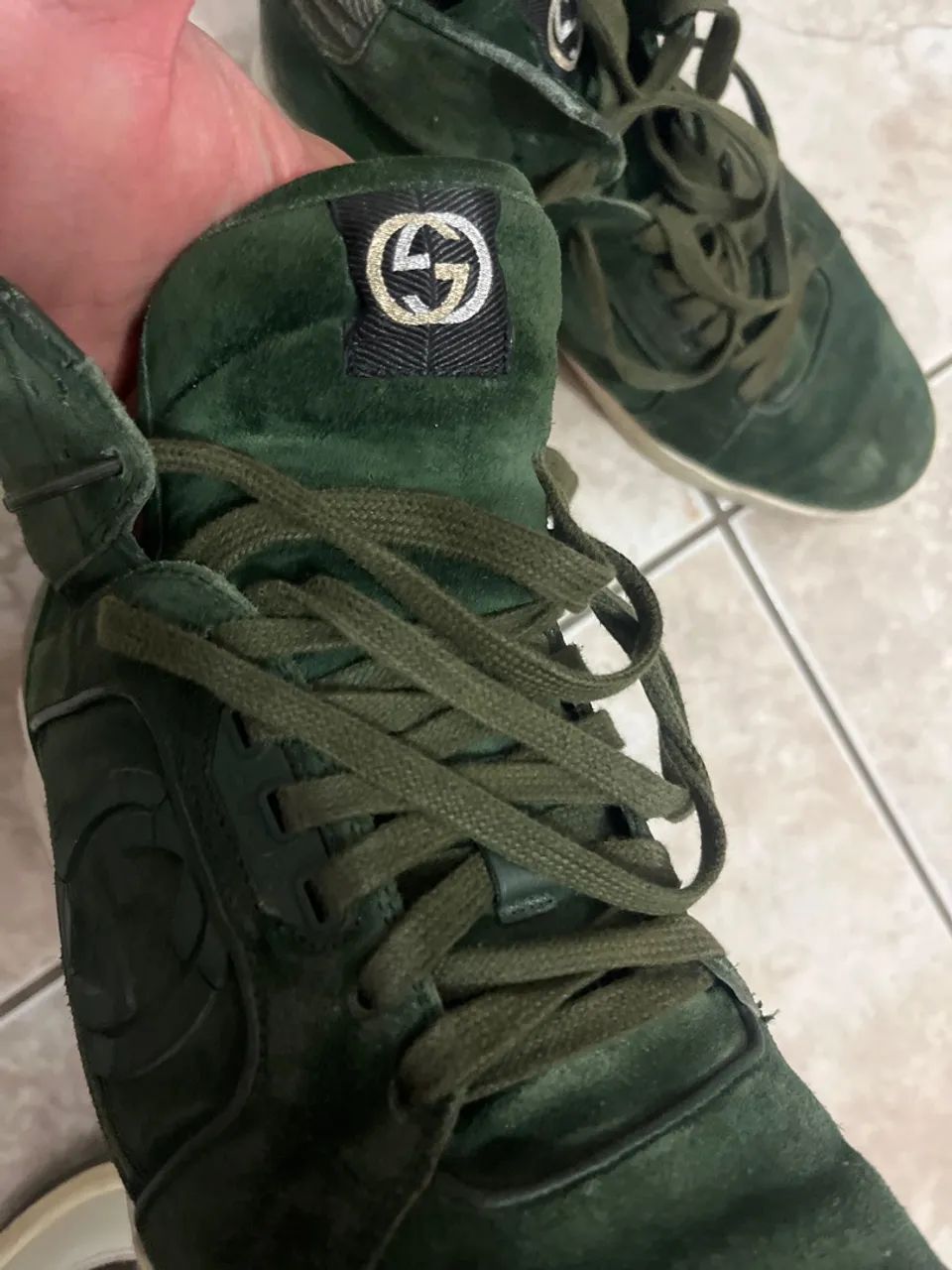 Tênis Gucci Verde - Original - Foto 2