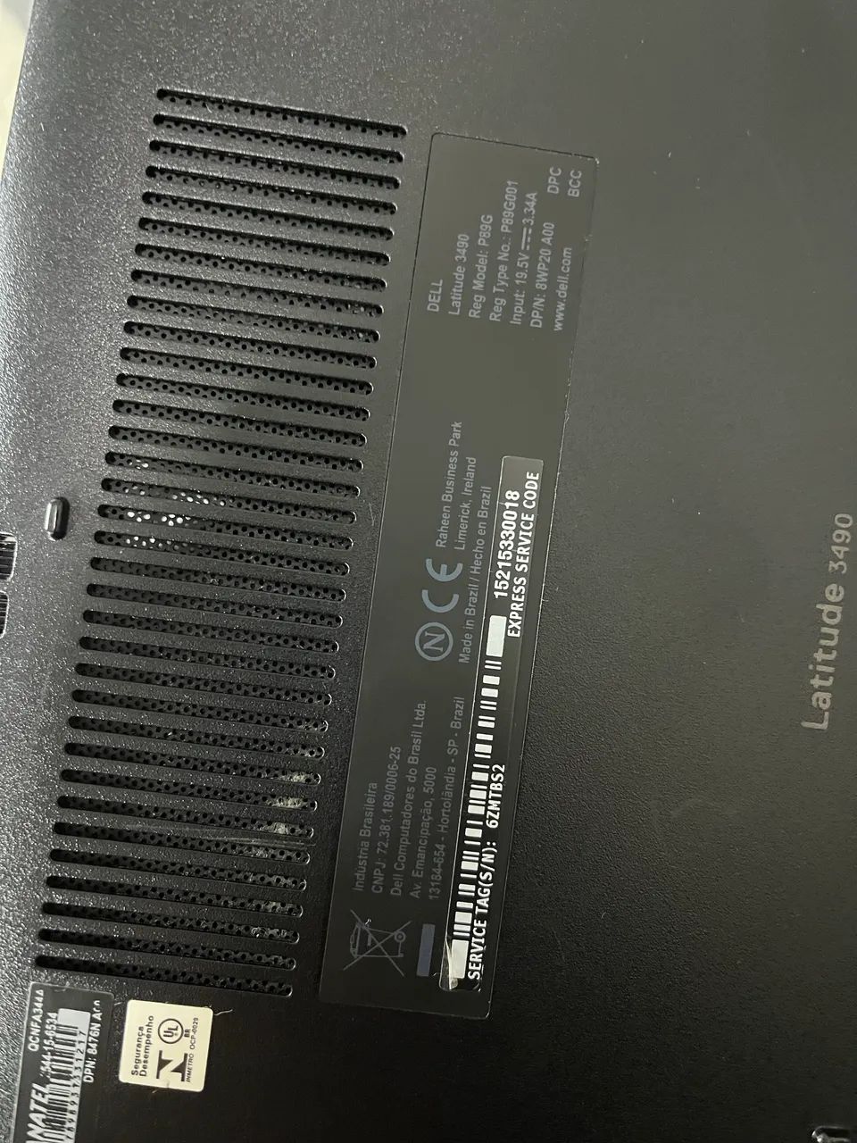 Notebook Dell Latitude 3490 i5 8GB - Tela quebrada / funciona HDMI - Foto 4