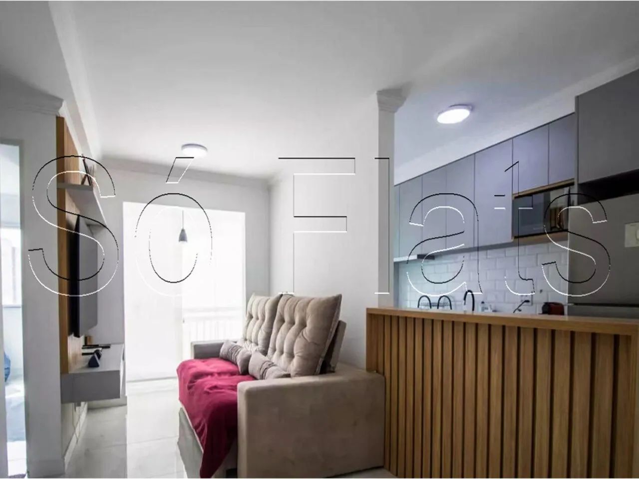 Apartamento mobiliado 2 dormitórios com suíte e vaga no Morumbi - Foto 2