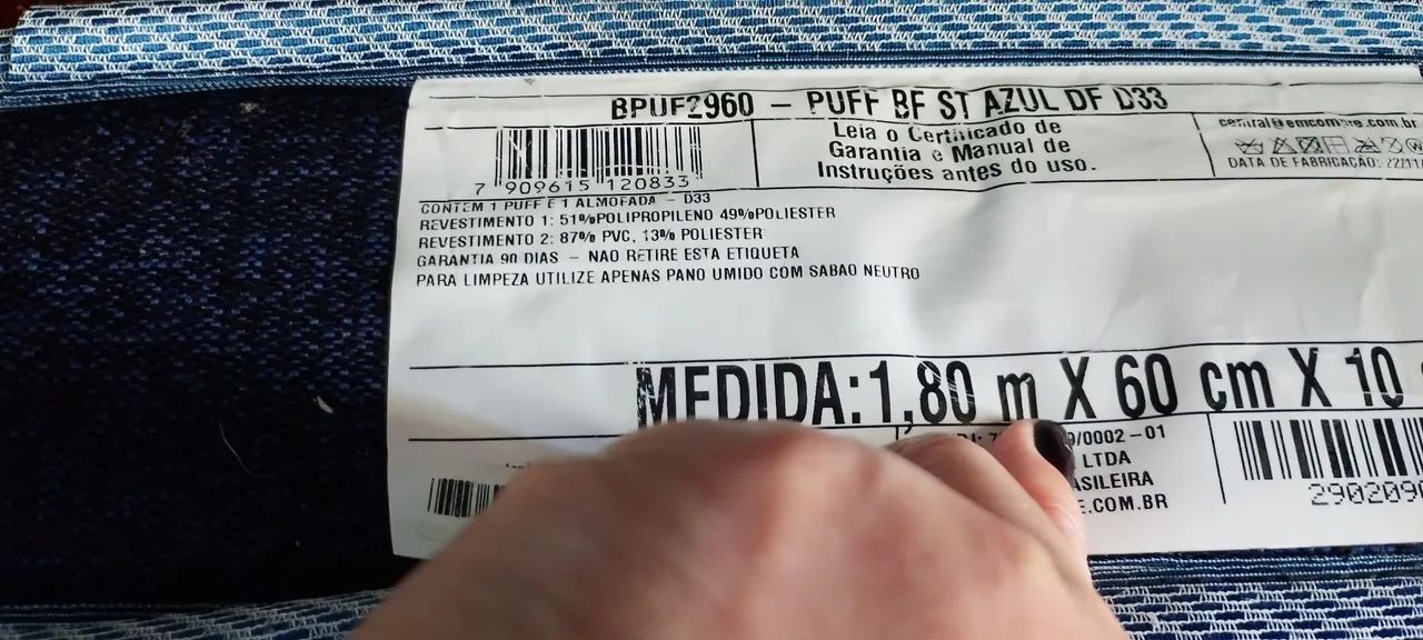 Vendo puff D 33, BF colchões em ótimo estado.  - Foto 3