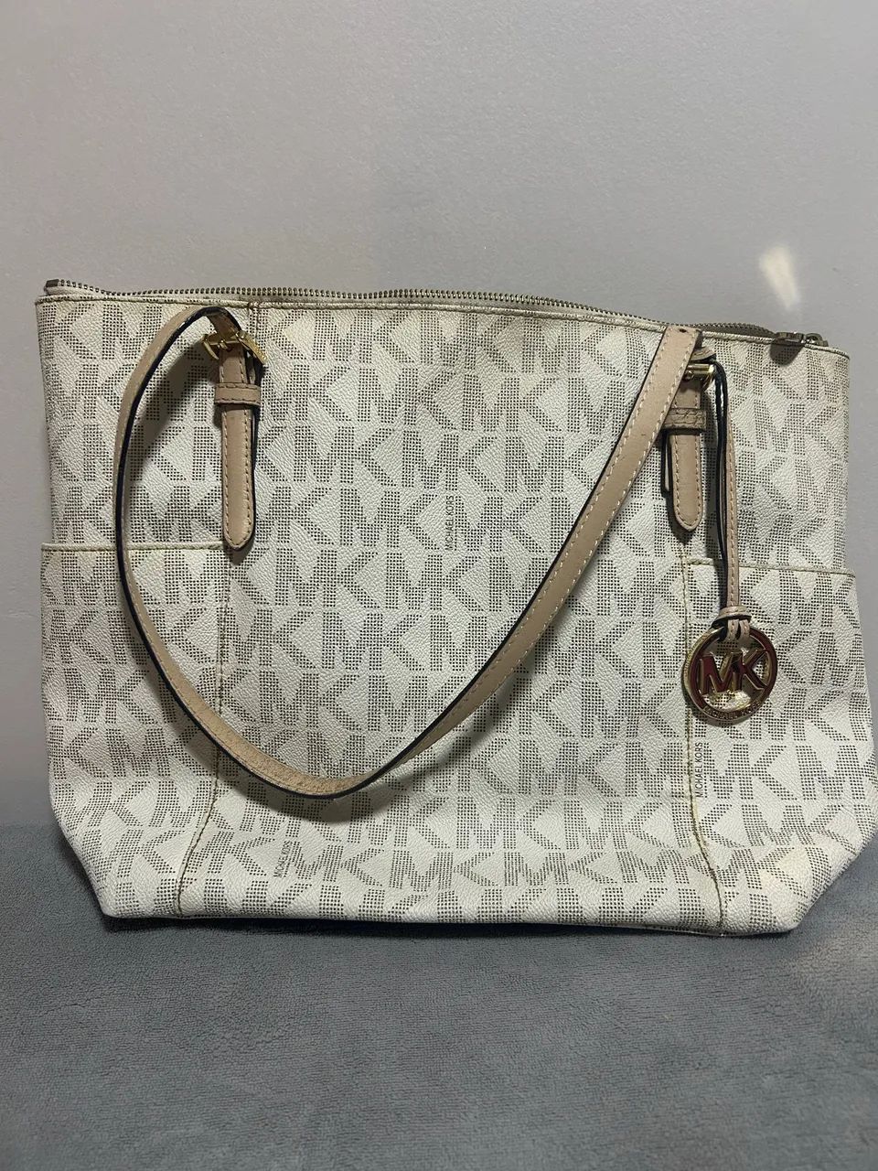 Bolsa Michael Kors jet set branca - Foto 4