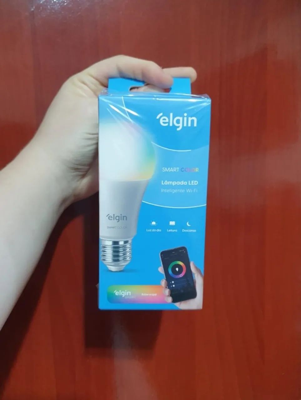 Lâmpada Inteligente Elgin LED RGB 15W Wi-Fi