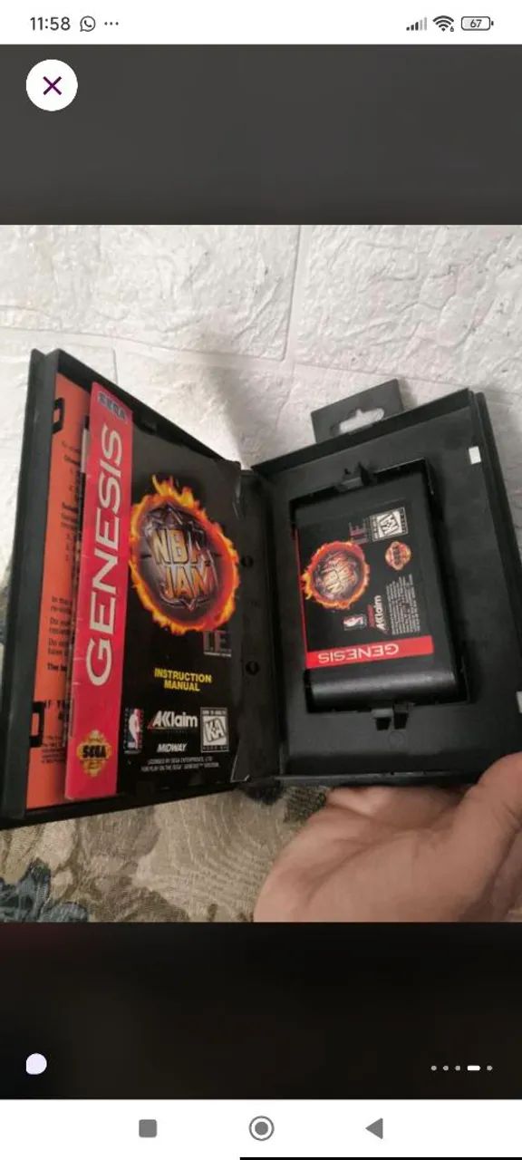 Jogo Mega drive NBA JAM  - Foto 4