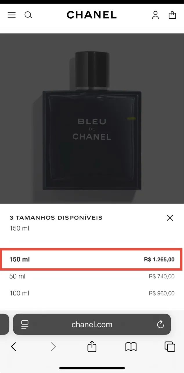 Perfume Chanel Bleu - Foto 2