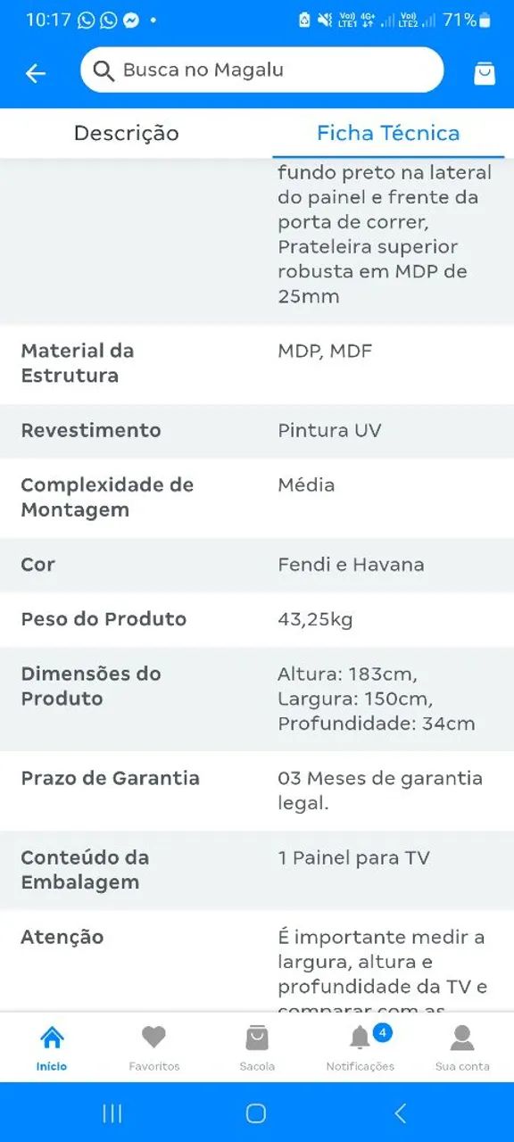 Painel de TV65048990580353124
