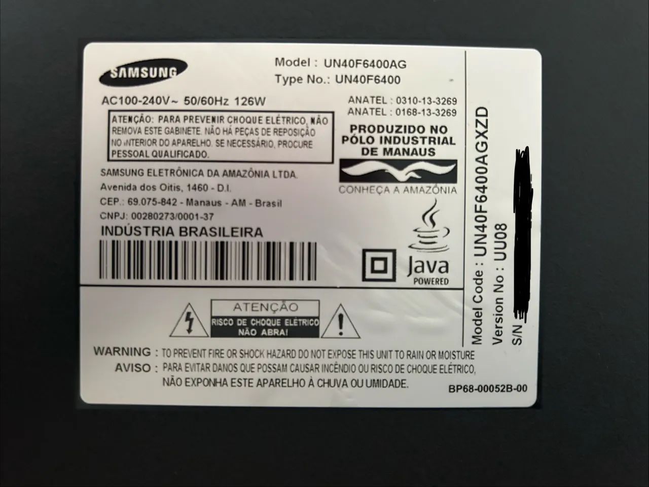 Smart Tv Samsung 40 defeito  - Foto 3