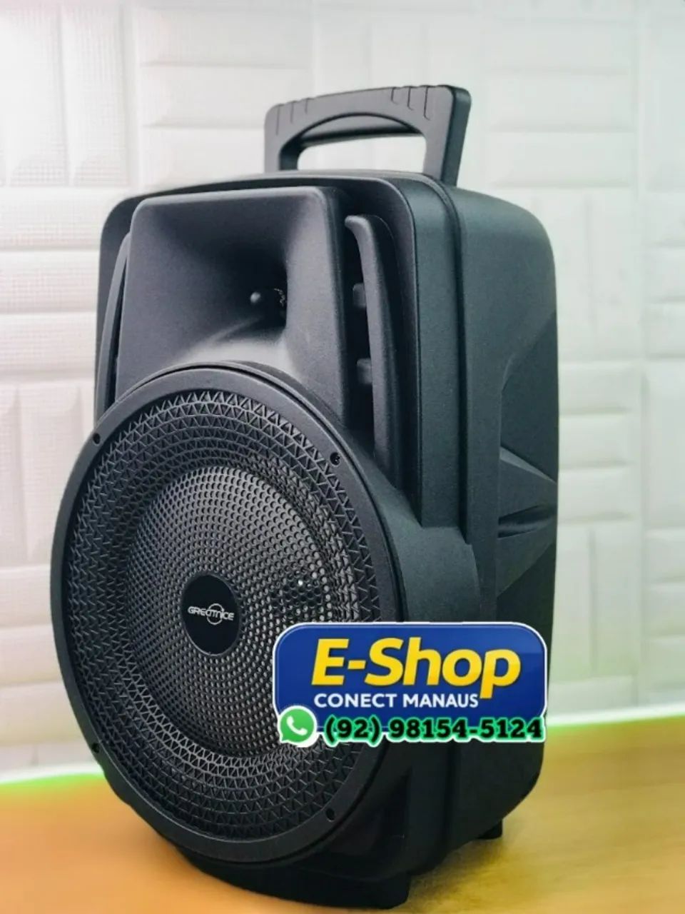 Caixa Bluetooth Som Alto Grande Potencia 1000w + Microfone