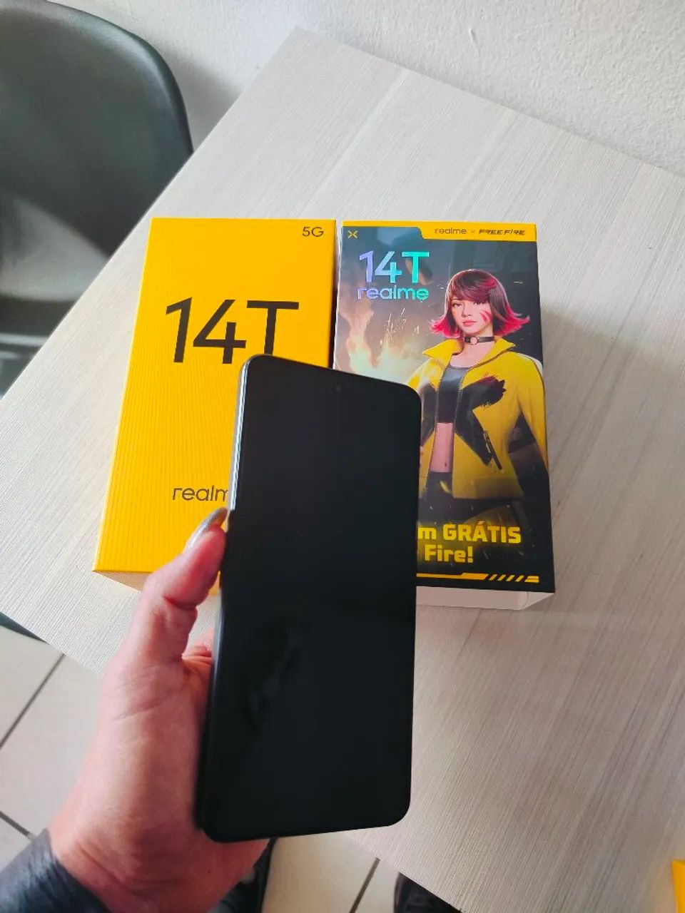 Realme 14T novo no boleto - Foto 2