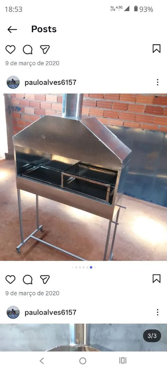 Churrasqueira para espetinho 