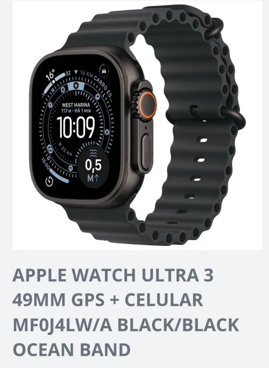 Apple watch ultra 3 novo e lacrado - Foto 3