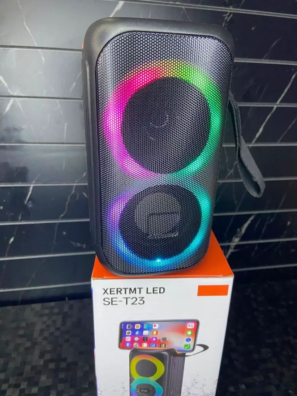 Caixa de Som Bluetooth XERTMT LED SE-T23 - Foto 4