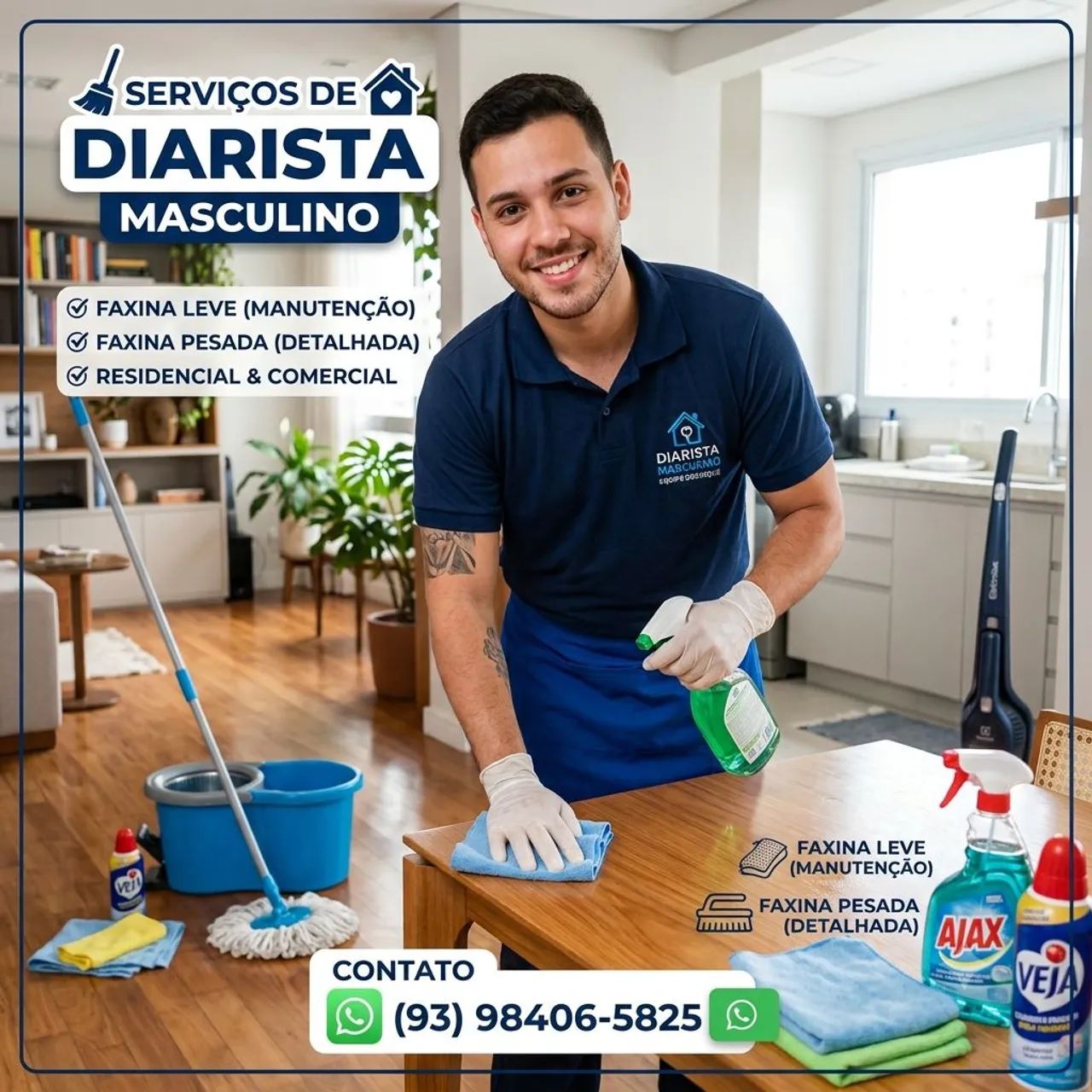 Diarista Masculino 