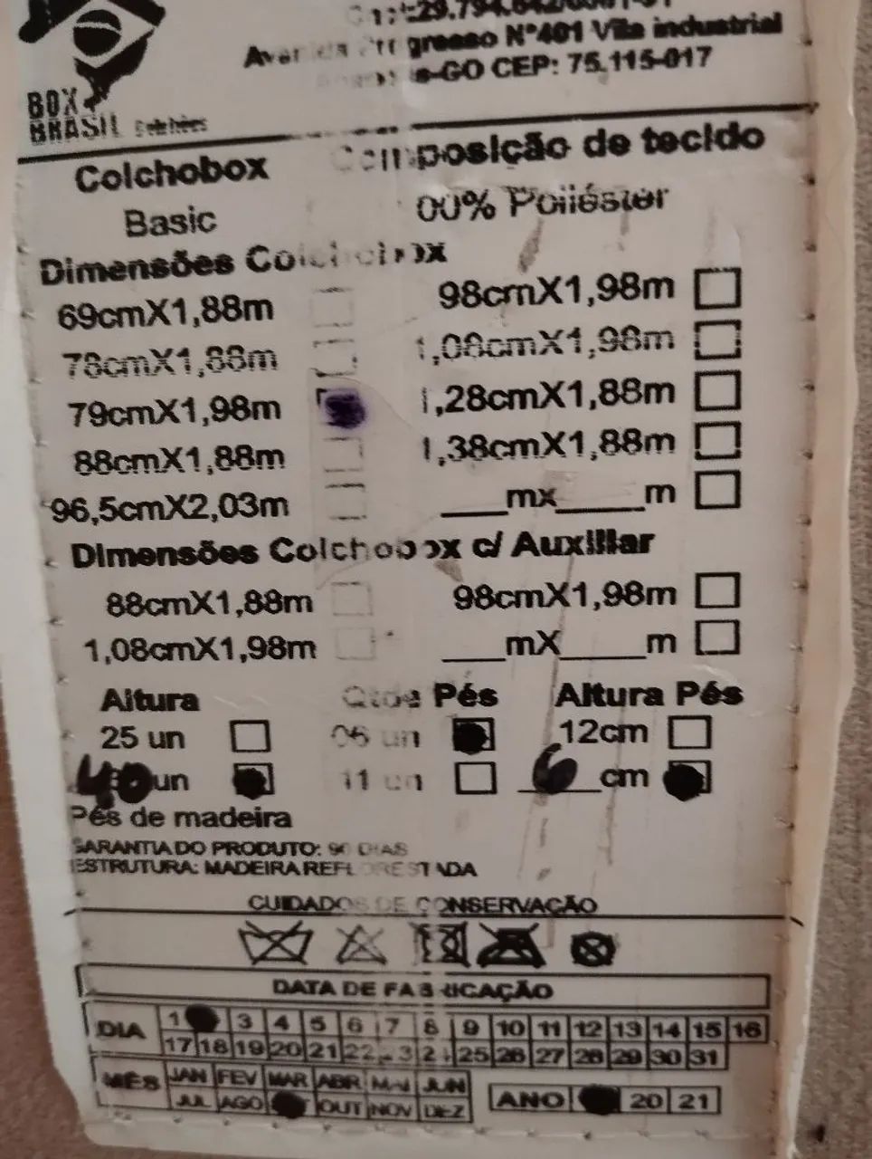 Box baú Queen, colchão,capa de silicone  - Foto 4