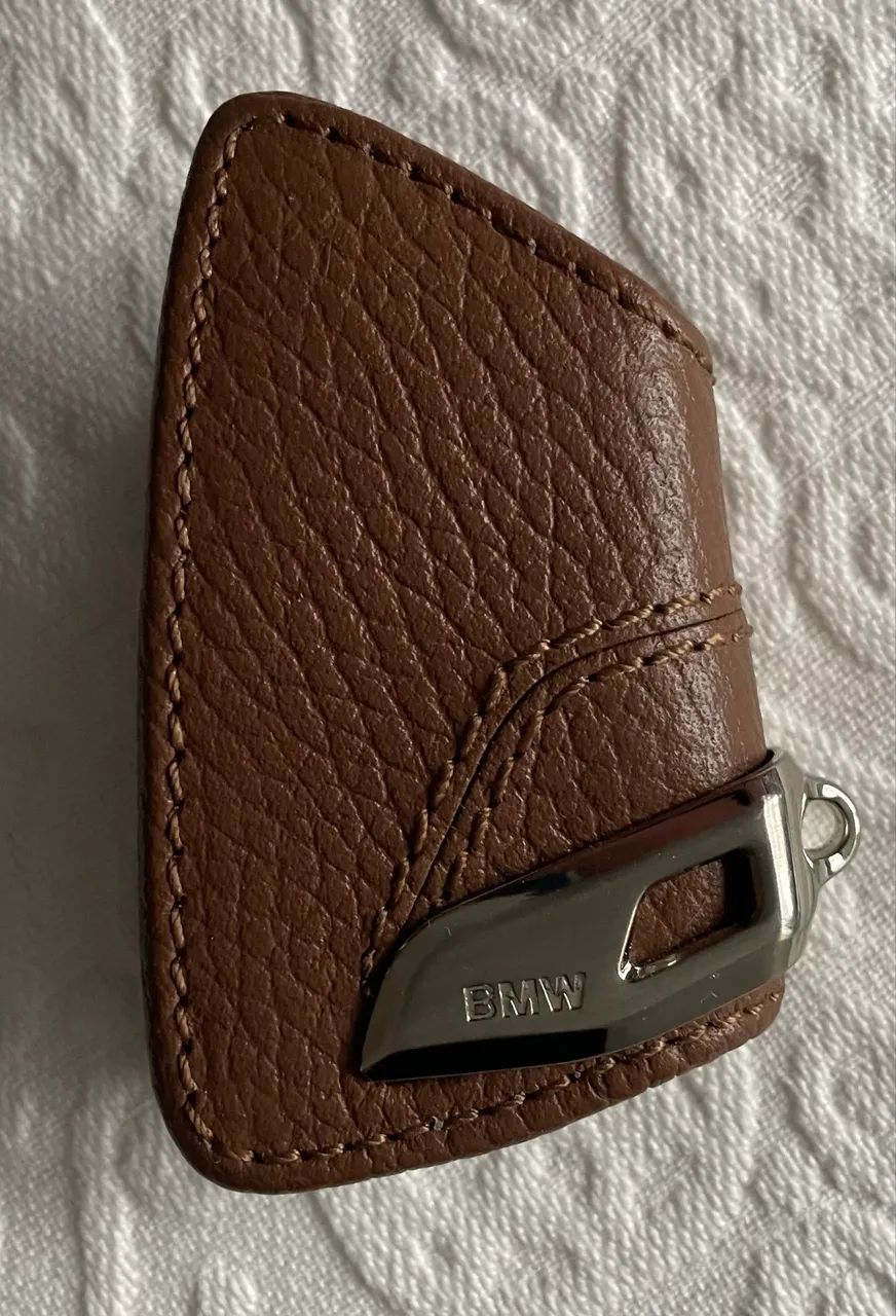 Chaveiro original couro - BMW - Cor Cognac - Foto 3