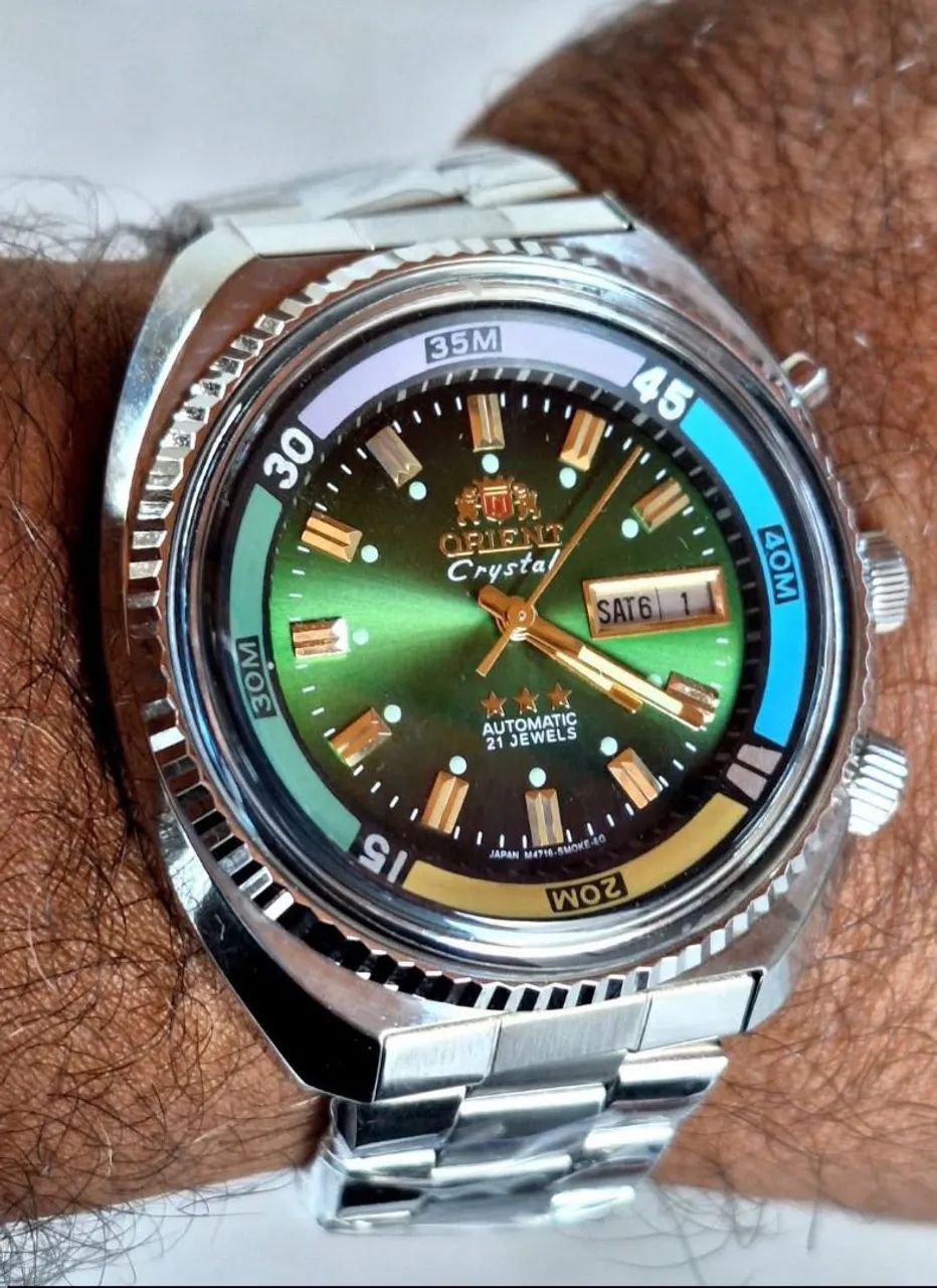 Relógio oriente king diver 3 chaves  - Foto 2