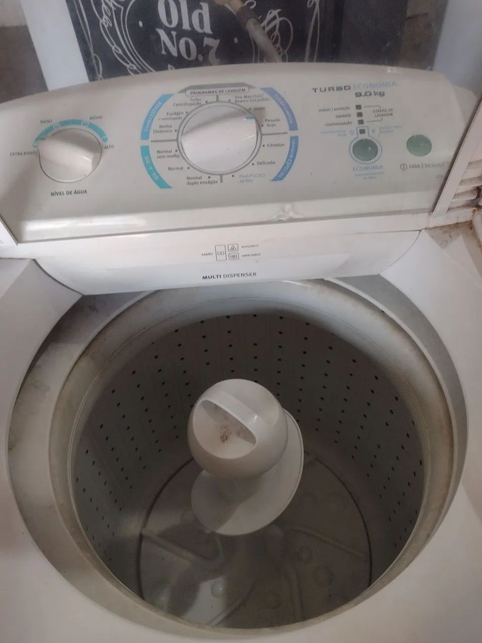 Máquina de lavar 9 k top funcionando perfeitamente 650 - Foto 5
