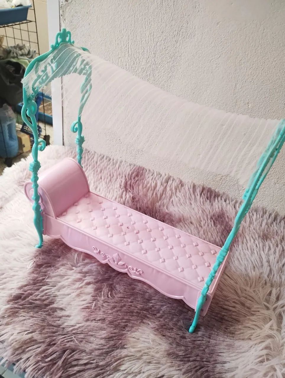 Cama com dossel do castelo da Barbie  - Foto 2