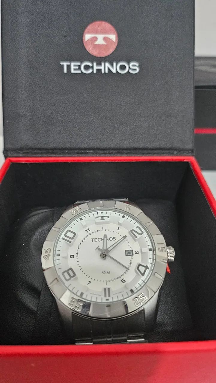 Relógio Technos Masculino Racer Prata 2115MXL/1K