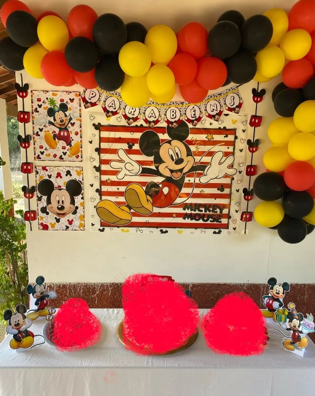 Decoração de aniversário mickey 