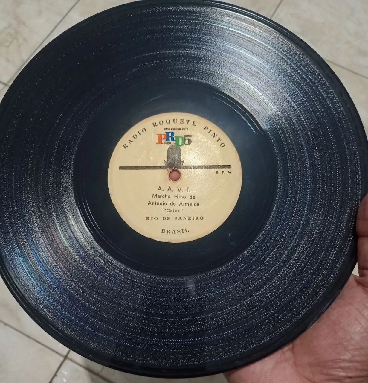 LP 10 Polegadas 78 RPM do Clube Atlético Vila Isabel RJ Raríssimo ZERADOOOO - Foto 5