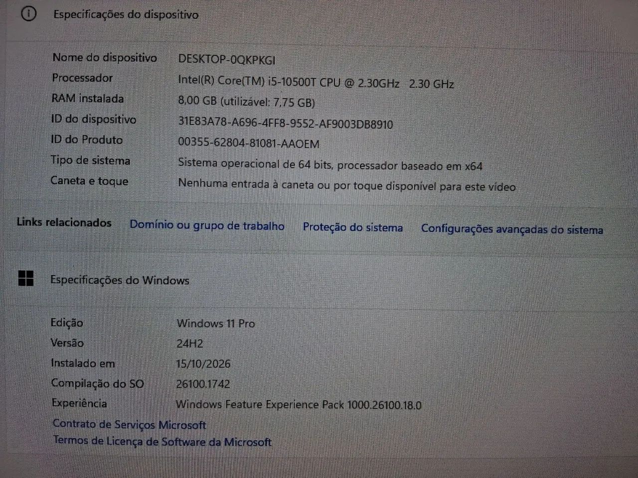 Mini PC DELL OPTIPLEX 3080 I5 10ª Geração - Foto 4