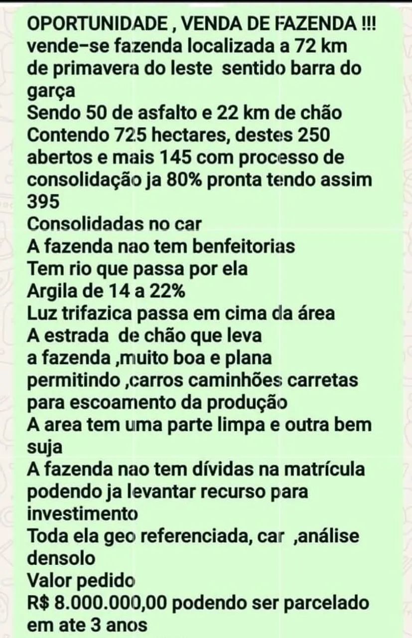 Fazenda de oportunidade 