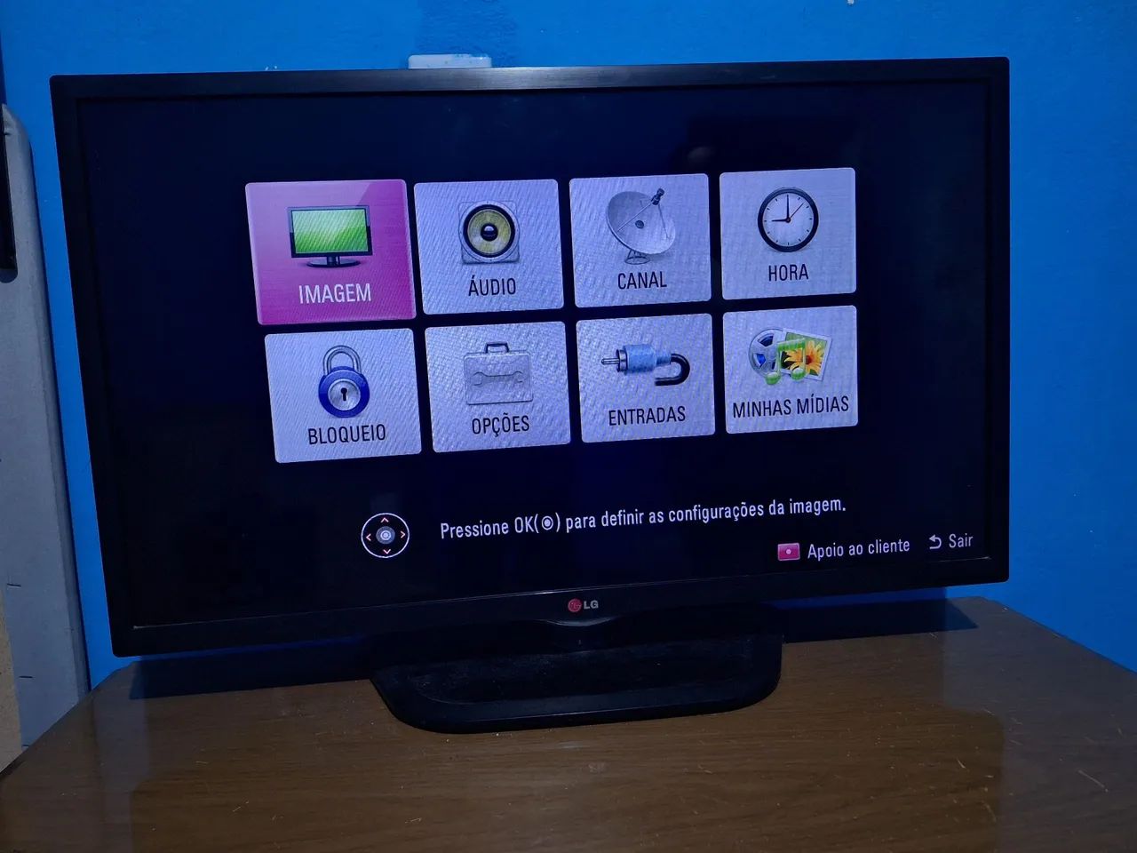 TV LG 32" LED (Modelo 32LN540B) - Perfeito Estado!