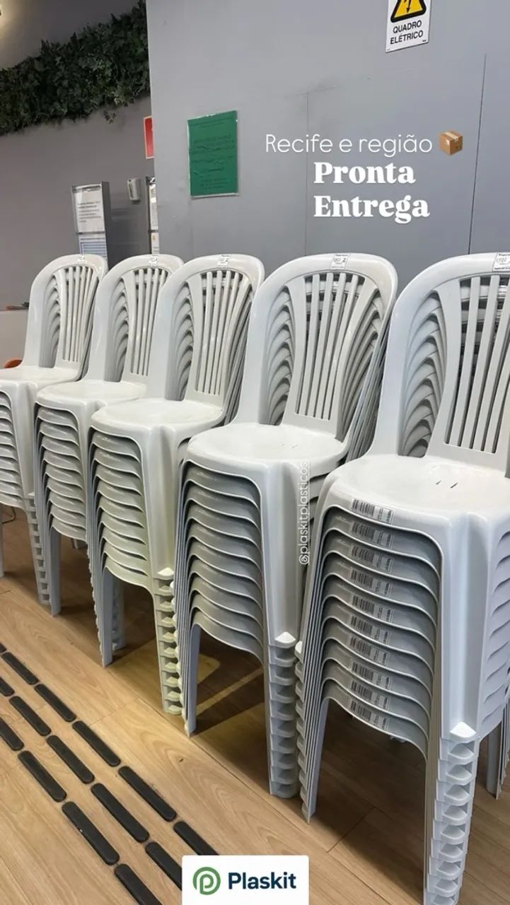 Cadeira de plástico | Reforçada  - Foto 3