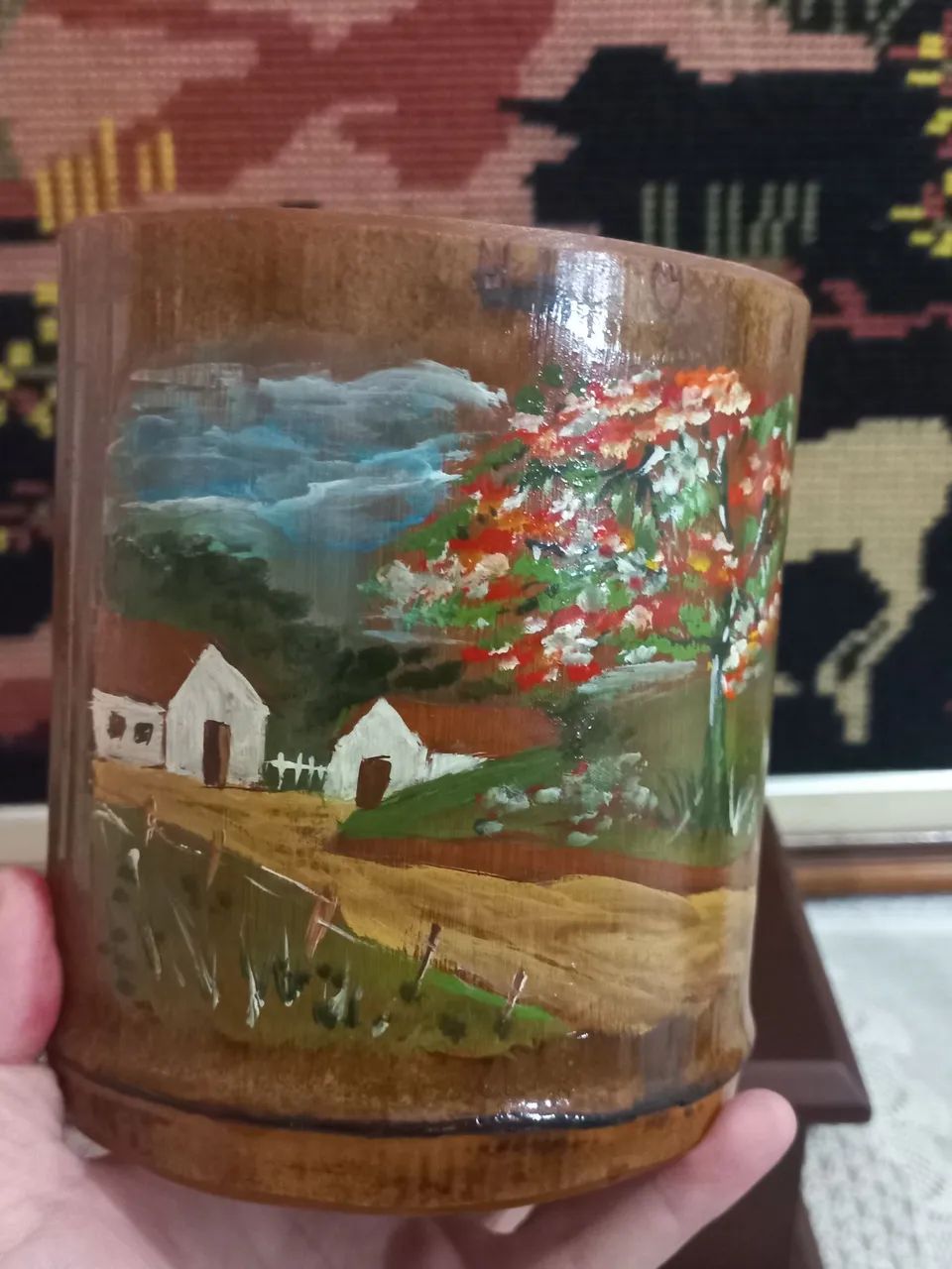 Vaso de bambu - Foto 4