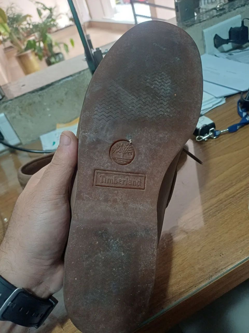Sapato de couro marca tinberland  - Foto 4