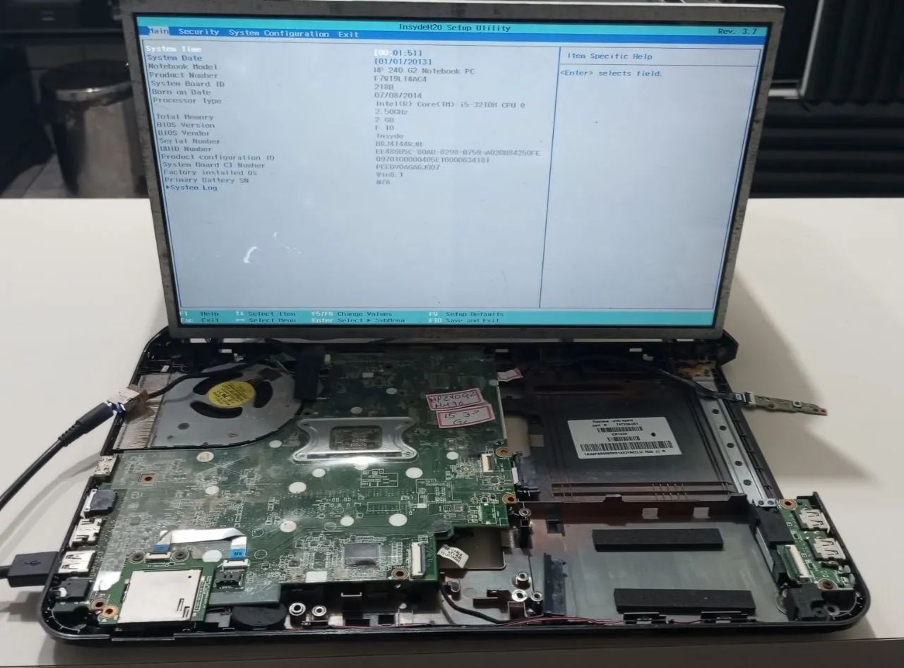 Placa-Mãe HP 240 G2 + i5-3210M 3ª Geração + Cooler + Wi-Fi - Foto 3