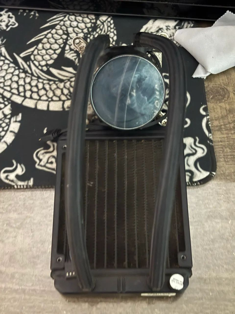 Kit I7 8700k 3,6Ghz + placa mãe + Whater Cooler Rise Led  - Foto 3
