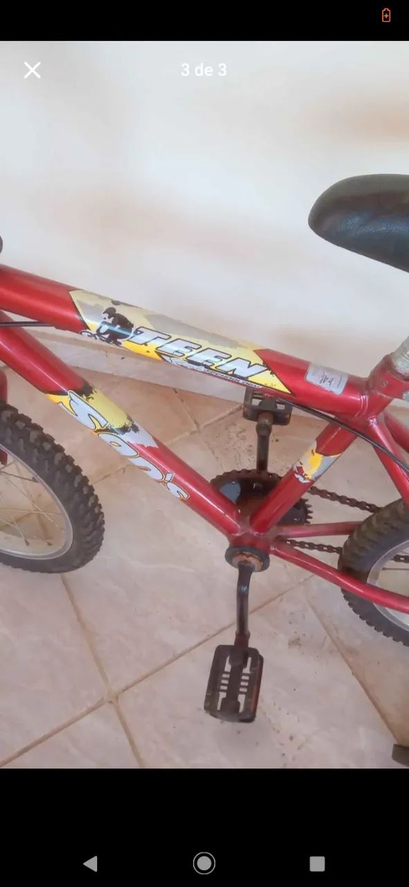 Bicicleta aro 16 só pegar e andar. - Foto 3