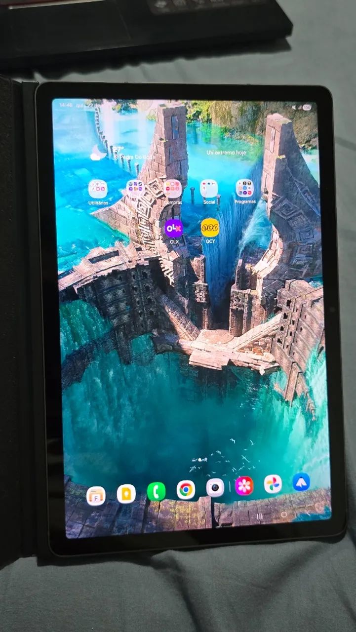 Galaxy Tab S9 FE 128GB 5G Cinza