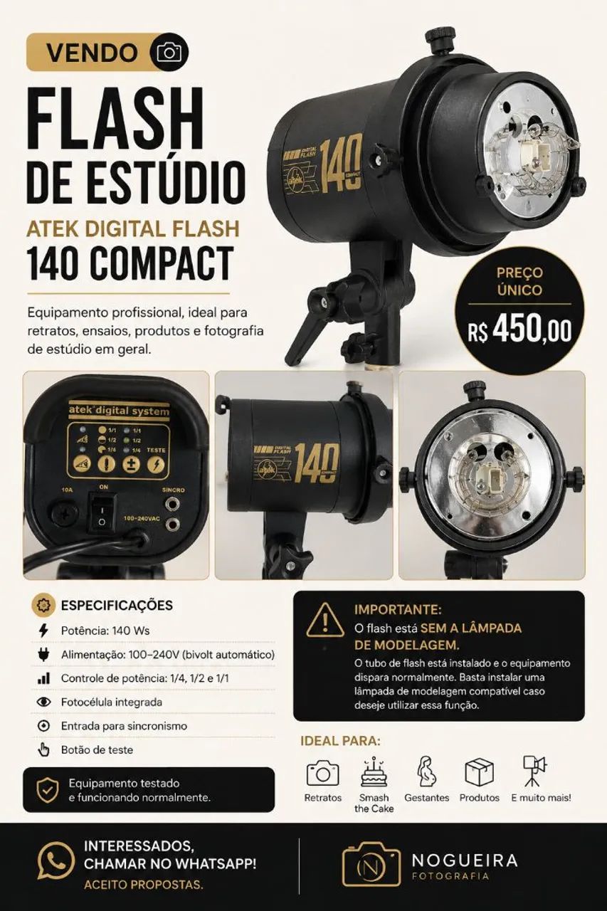 Flash tocha 