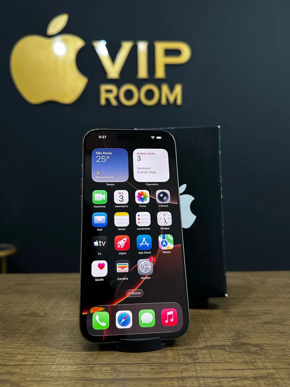 iPhone 16 Pro Max 1TB Desert semi novo impecável  - Foto 4