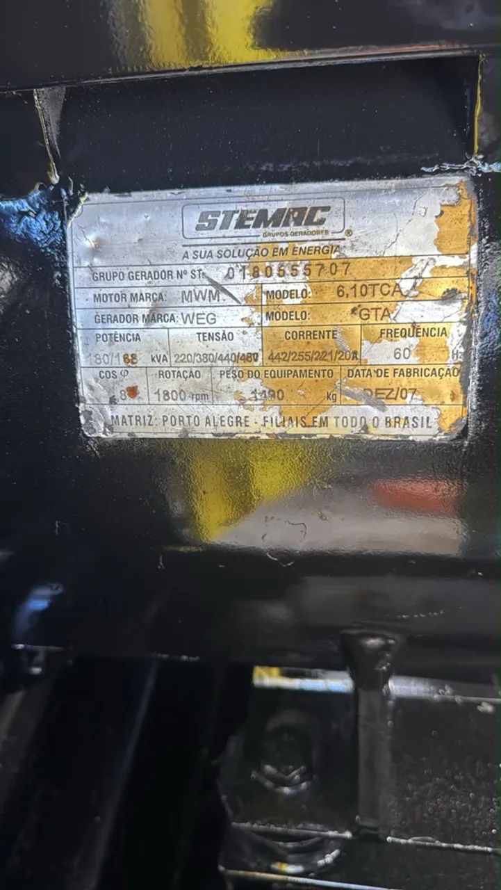 Gerador 180 kVA cabinado - Foto 5