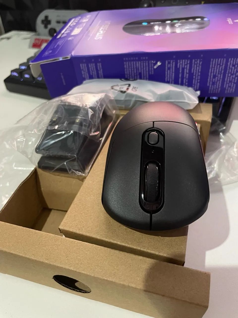 Mouse Rappo VT3 + base de carregamento - Foto 2