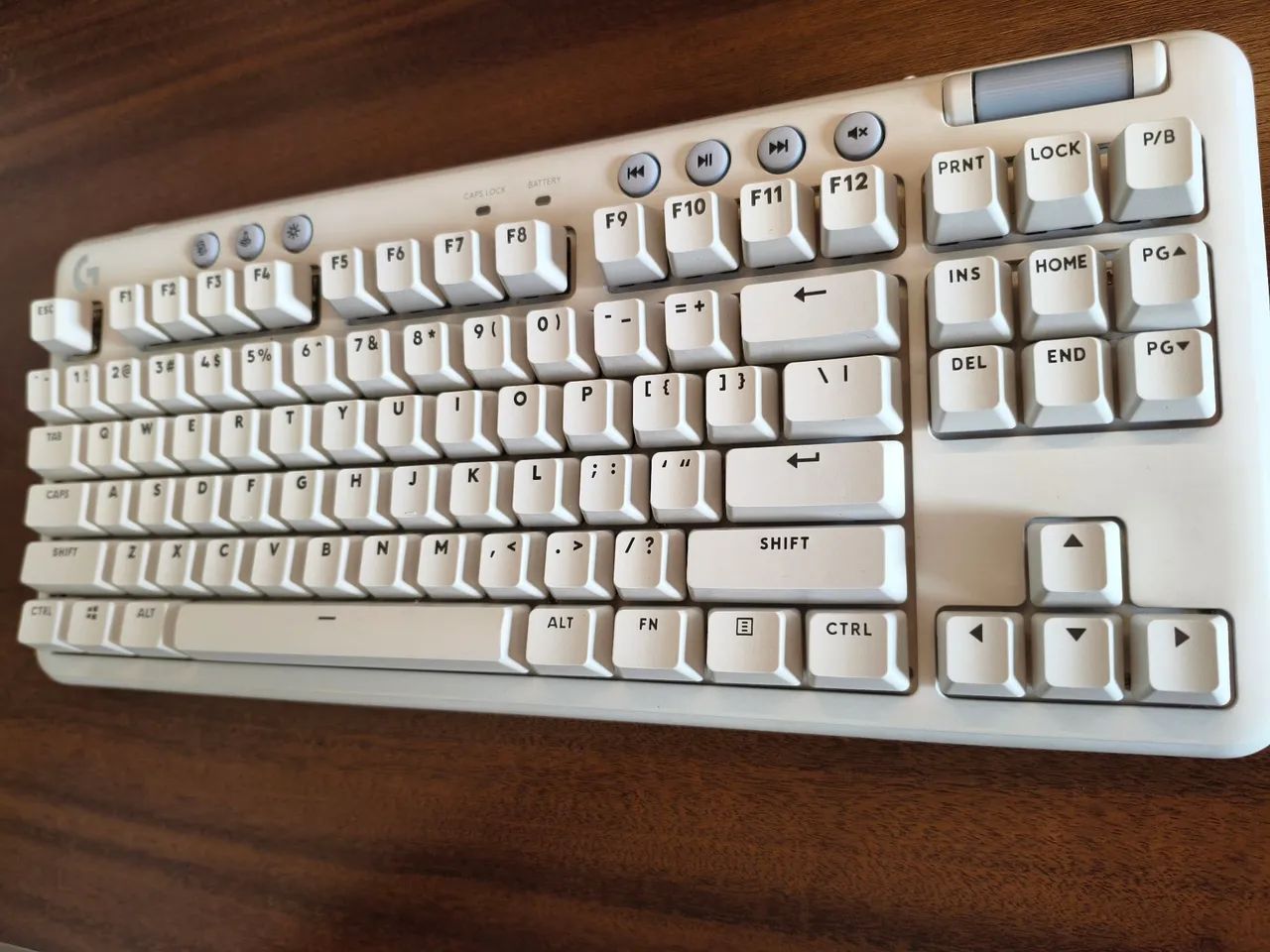 Teclado Logitech G715 Aurora Branco - Foto 3