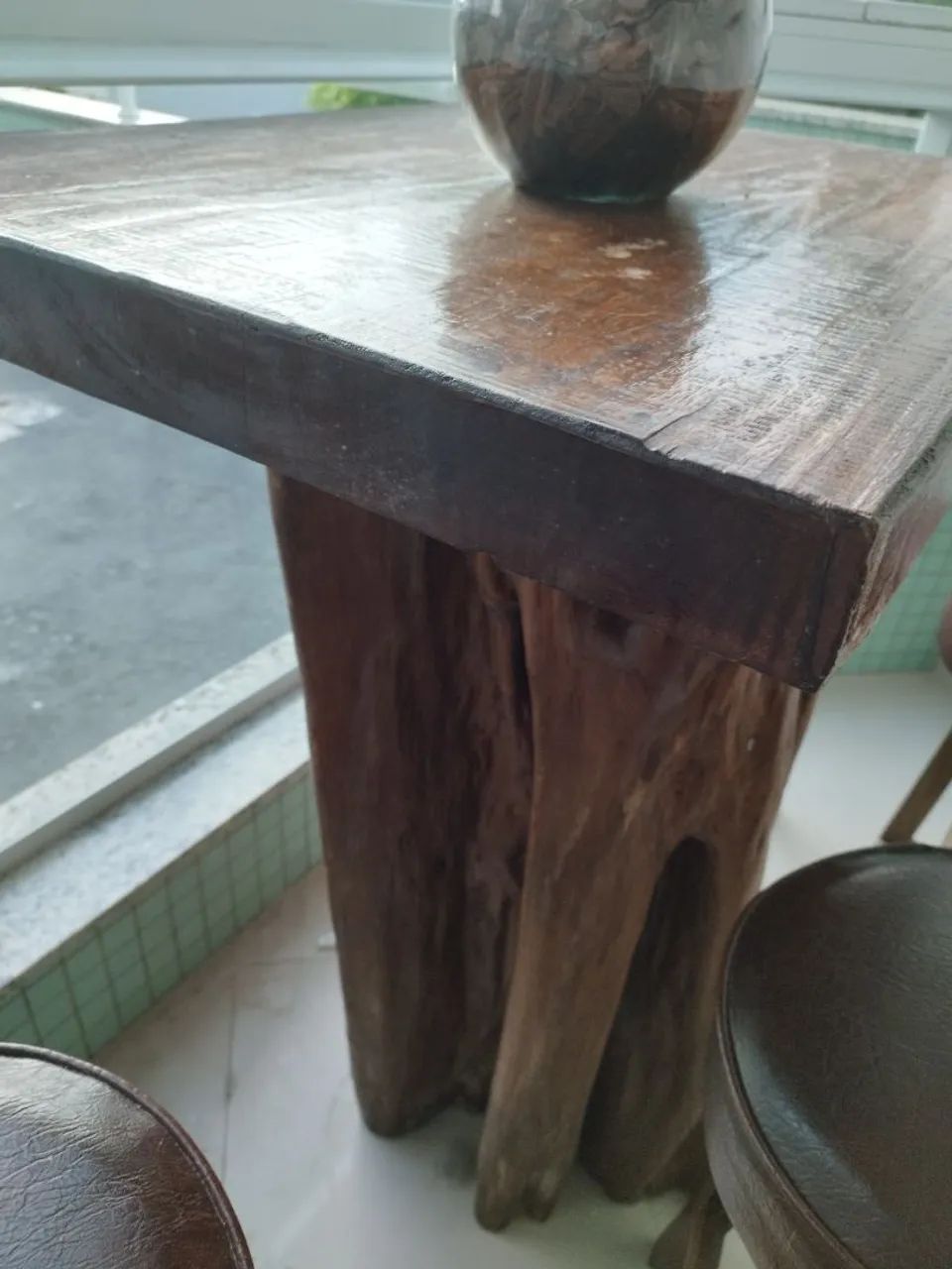 Conjunto de mesa rústica  - Foto 4