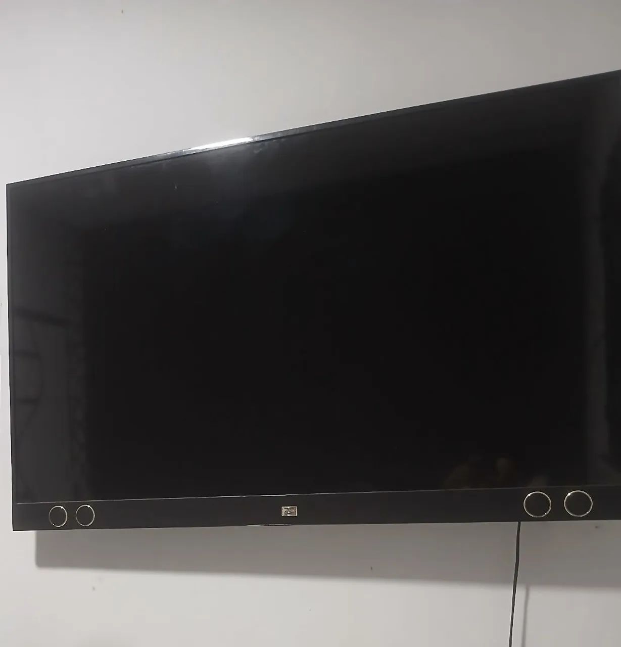 tv 55 polegadas, defeito no led