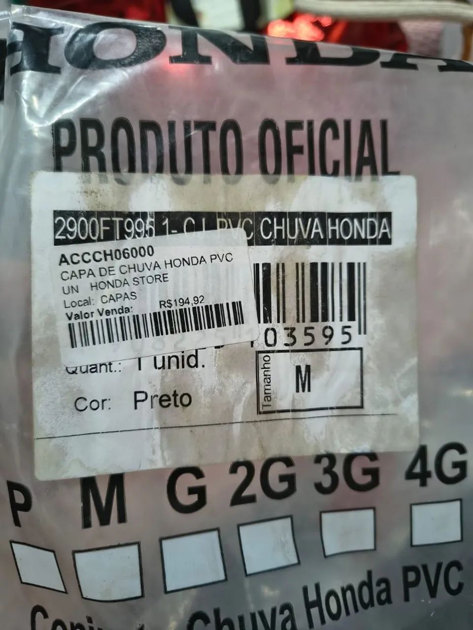 Capa de chuva para motoqueiro  - Foto 5